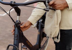 Family fiets met stuurslot
