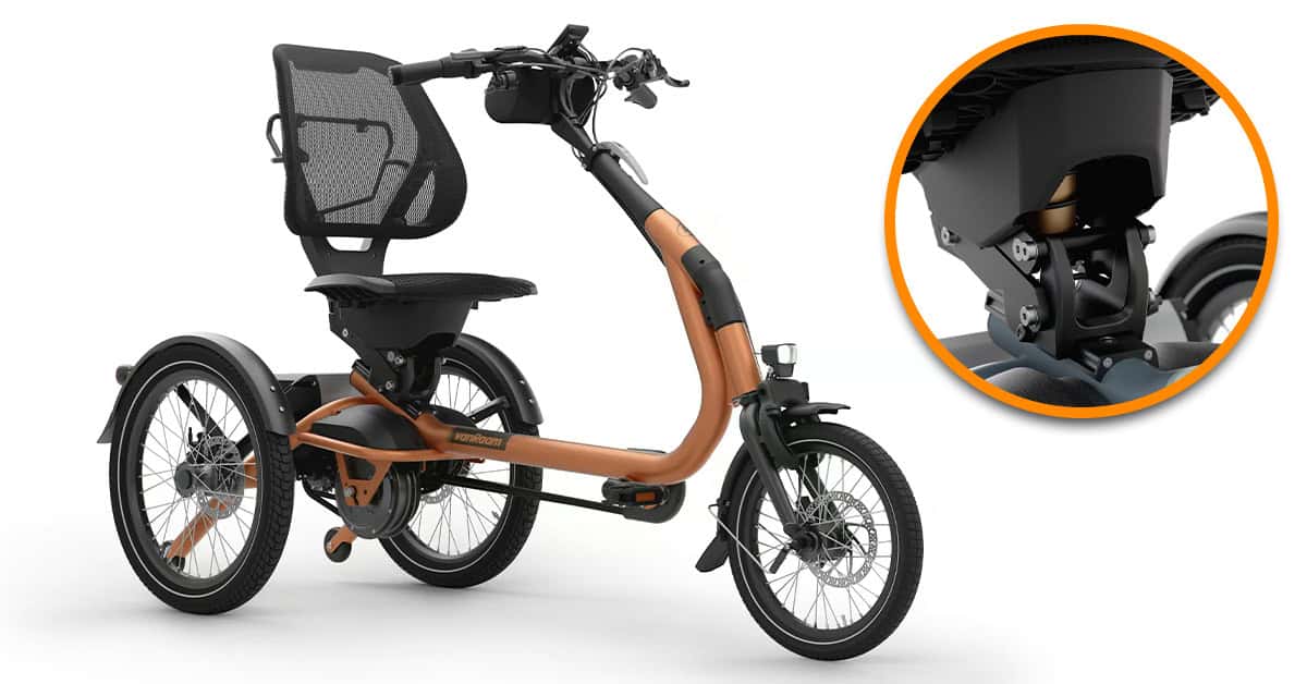 De nieuwe vanRaam Easy Rider Compact+ met stoelvering